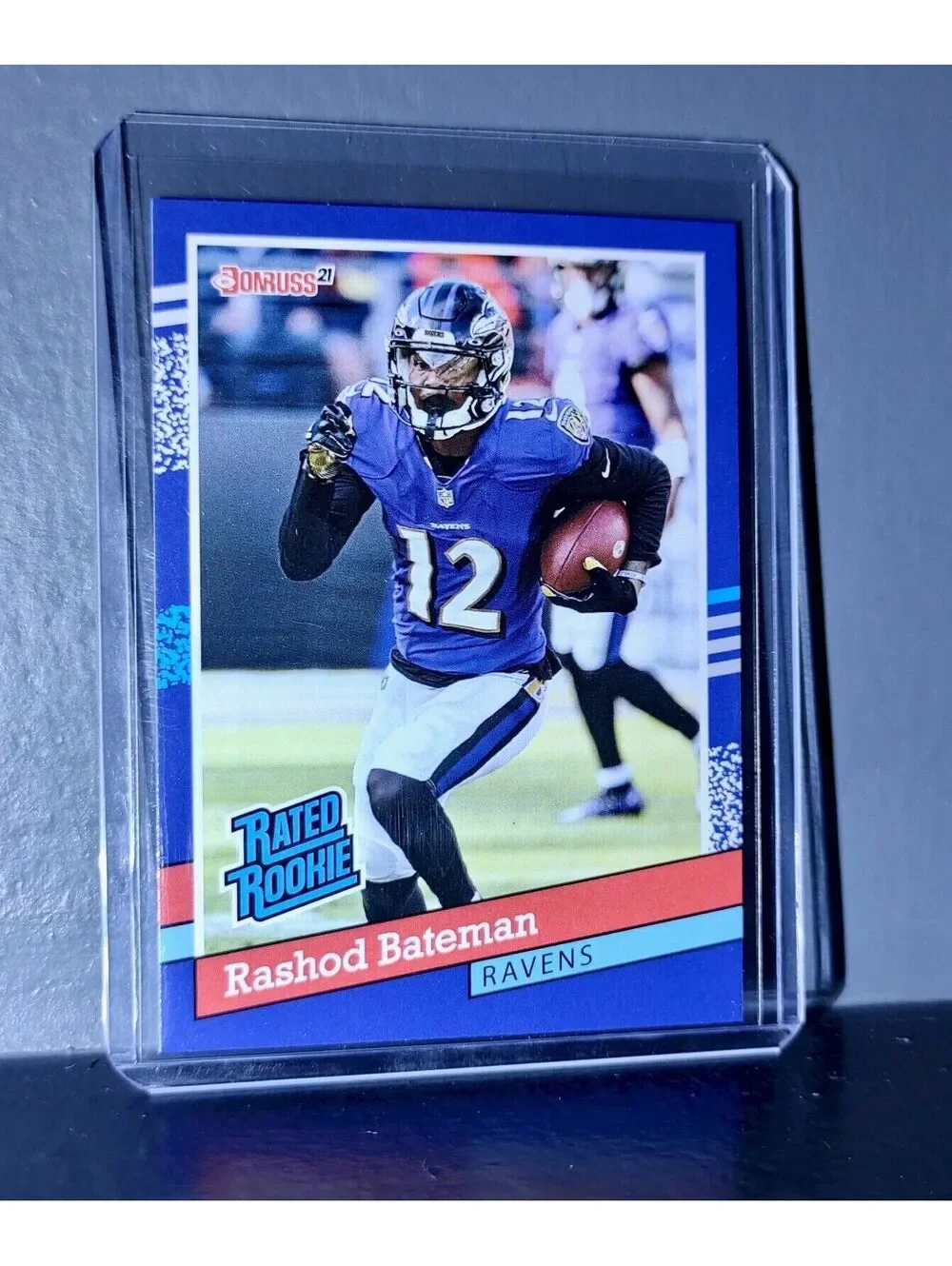 Rashod Bateman 2021 Panini NFL Rated Rookie Retro #13 Rookie Card 1/2231